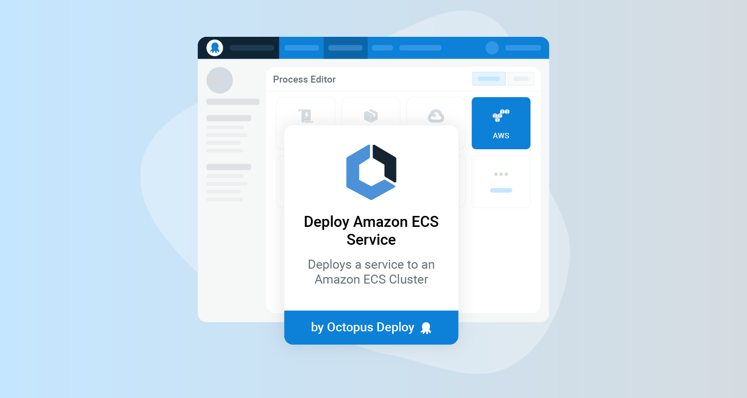 Deploy Amazon ECS Service step in Octopus