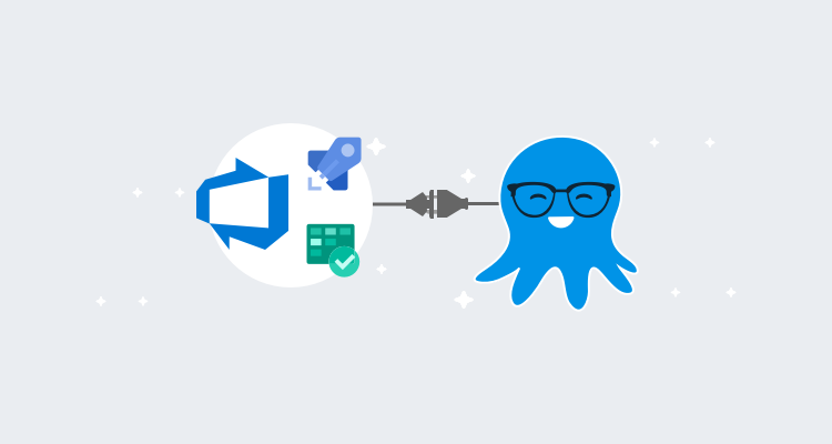 Illustration showing Azure DevOps and Octopus Deploy work great together