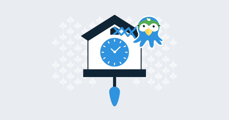 Octo-Cuckoo clock illustrating recurring deployments