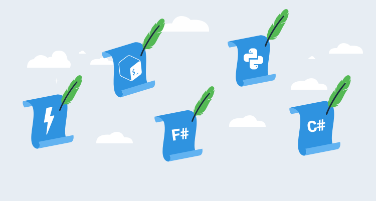 Lots of modules containing scripts floating in the air.