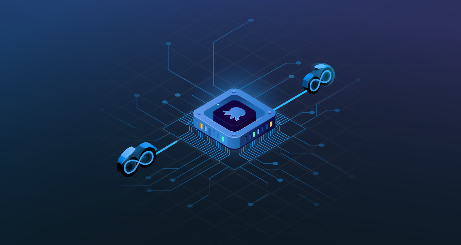 Octopus infinity light cycles speeding out of Octopus Deploy to deliver to thousands of tenants.