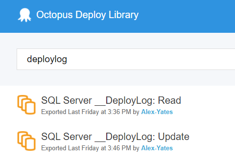 Library Step Templates