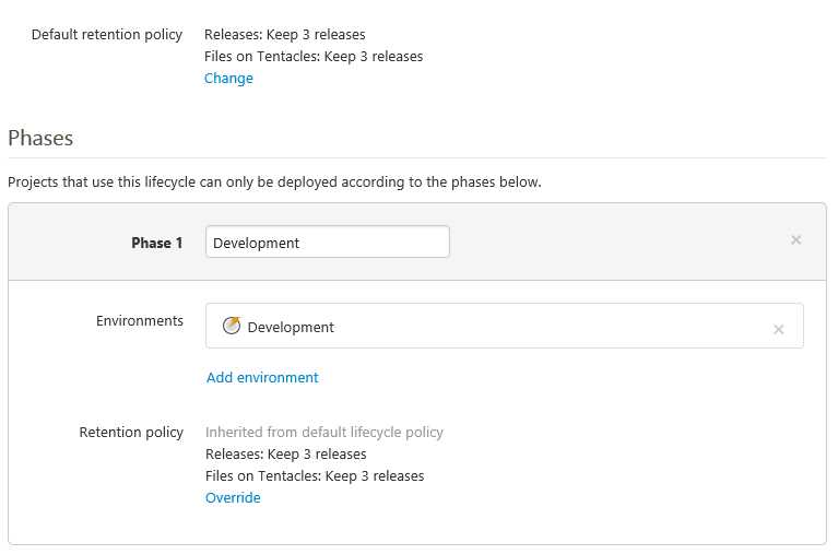 Lifecycle Retention Policy 1