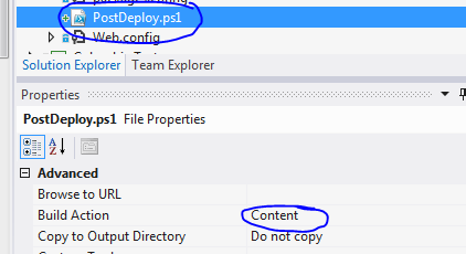 PostDeploy.ps1 PowerShell