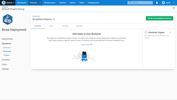 Define the Runbook Process