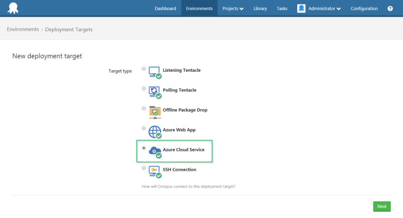 New deployment targets