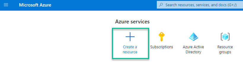 Azure Create Resource