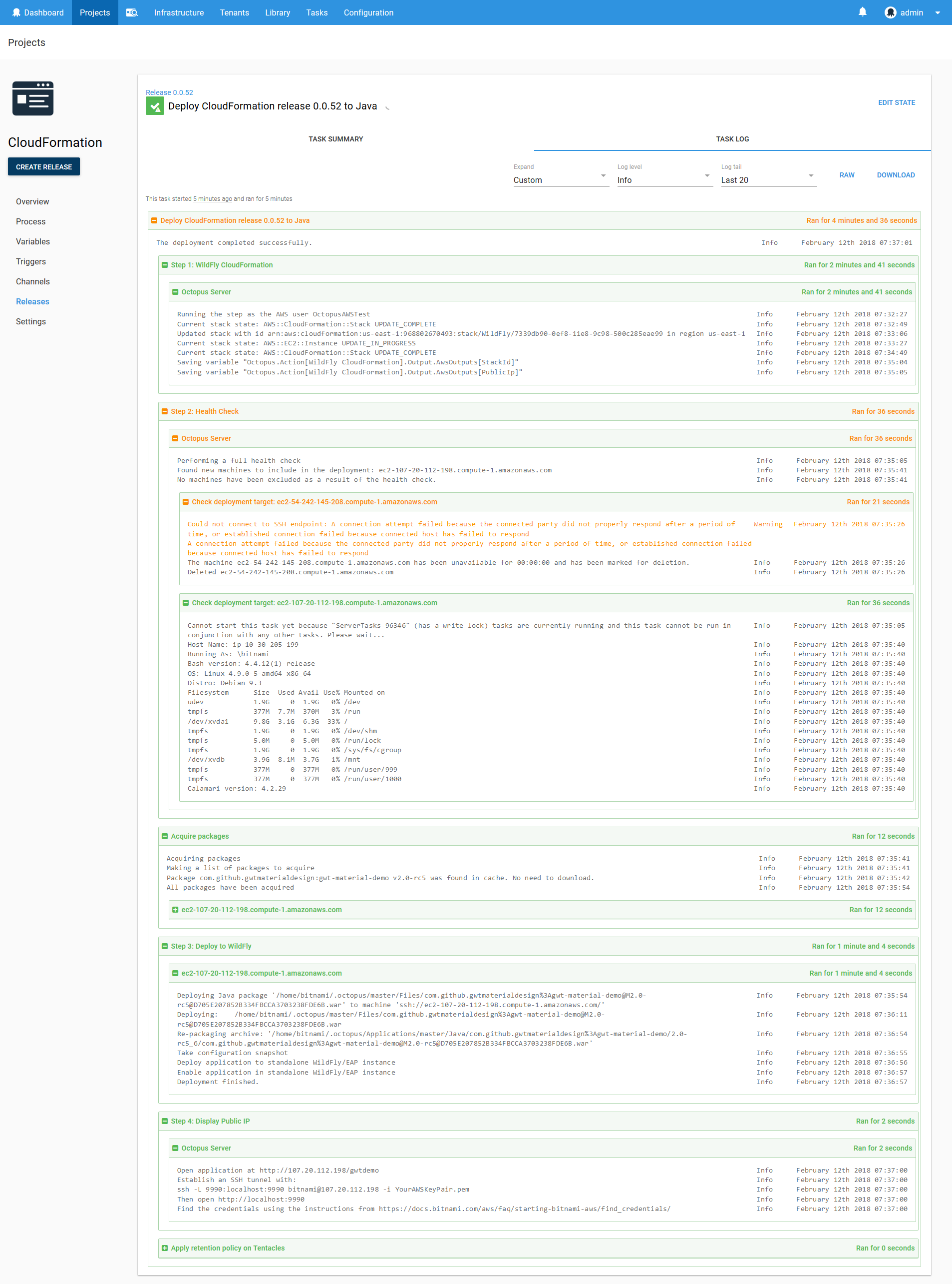 CloudFormation Output