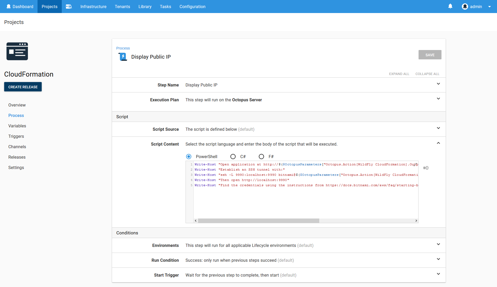 Run Script WildFly Deployment