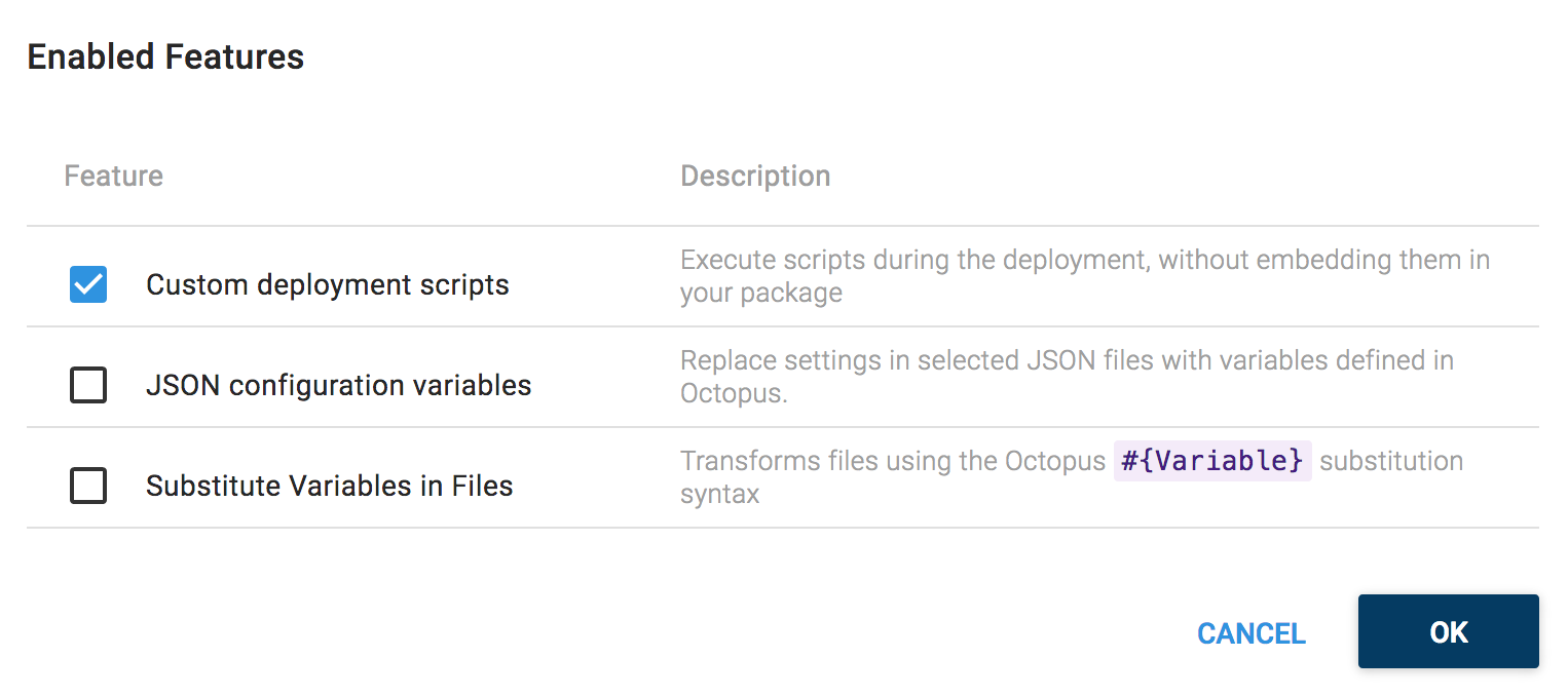 Custom Deployment Scripts