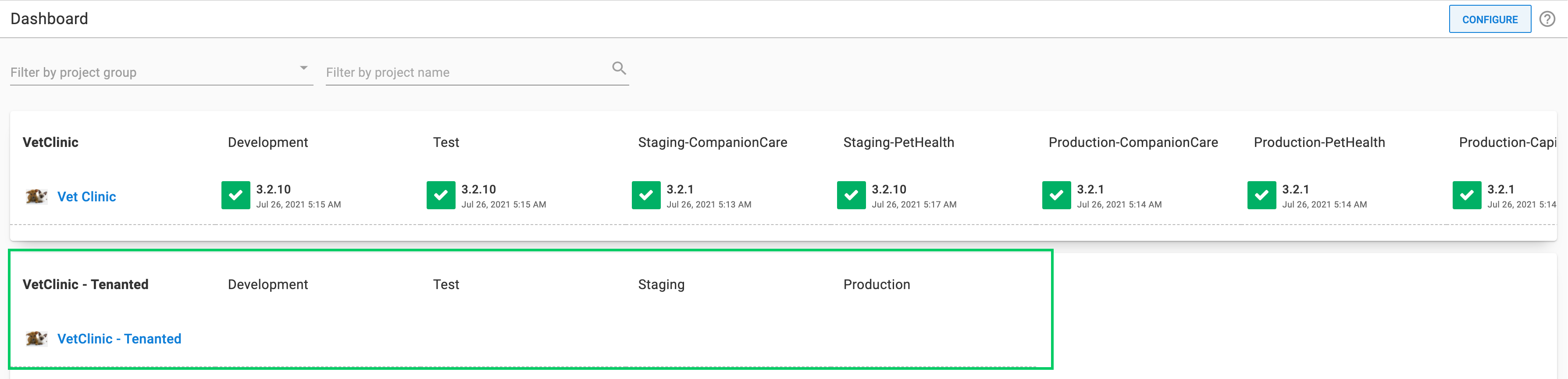 Vet Clinic tenanted project overview