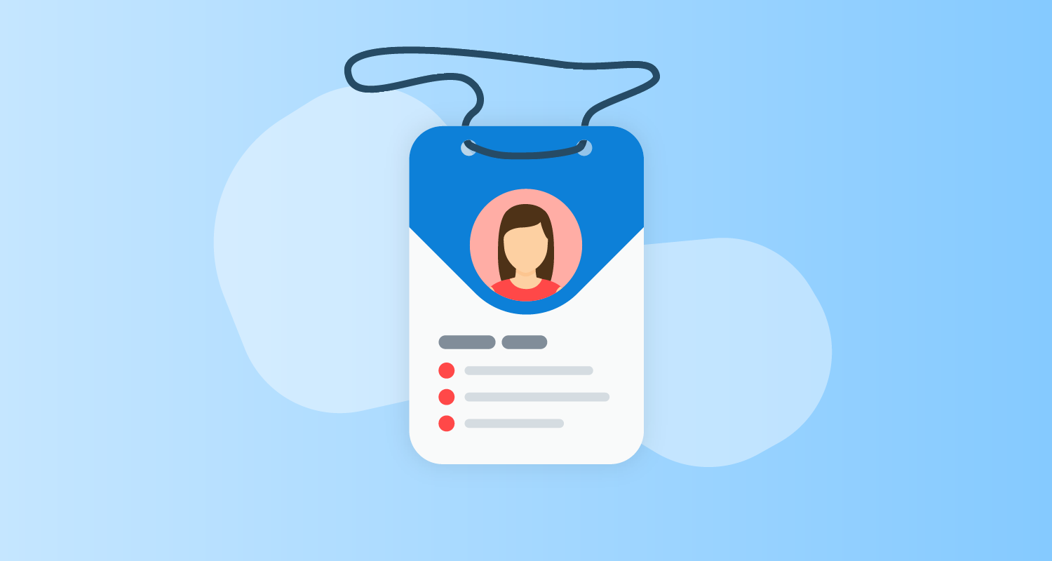 Illustration of security lanyard