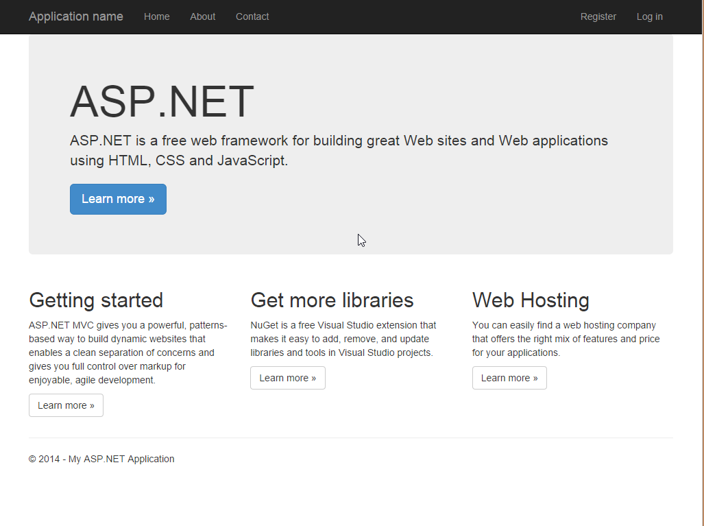 Web site up and running