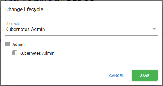 Admin Project Lifecycle