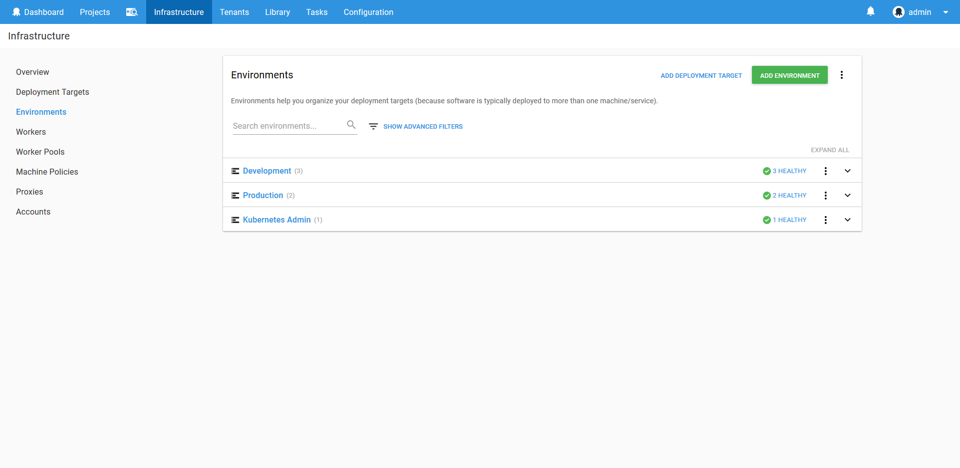 Kubernetes Environments