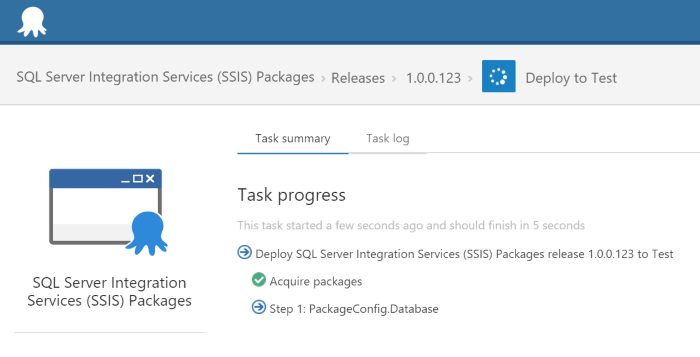 Deploying to a test environment in Octopus