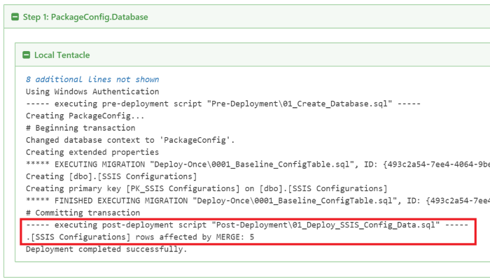 Deployment release notes in Octopus