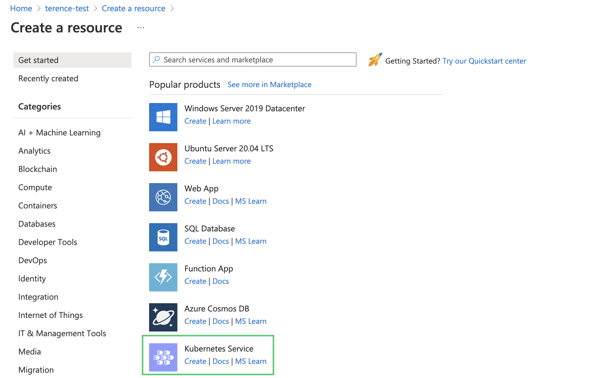 Create Kubernetes Cluster
