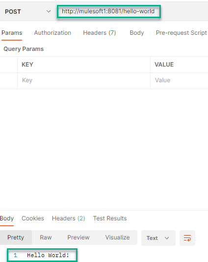 Use postman to test the deployed API