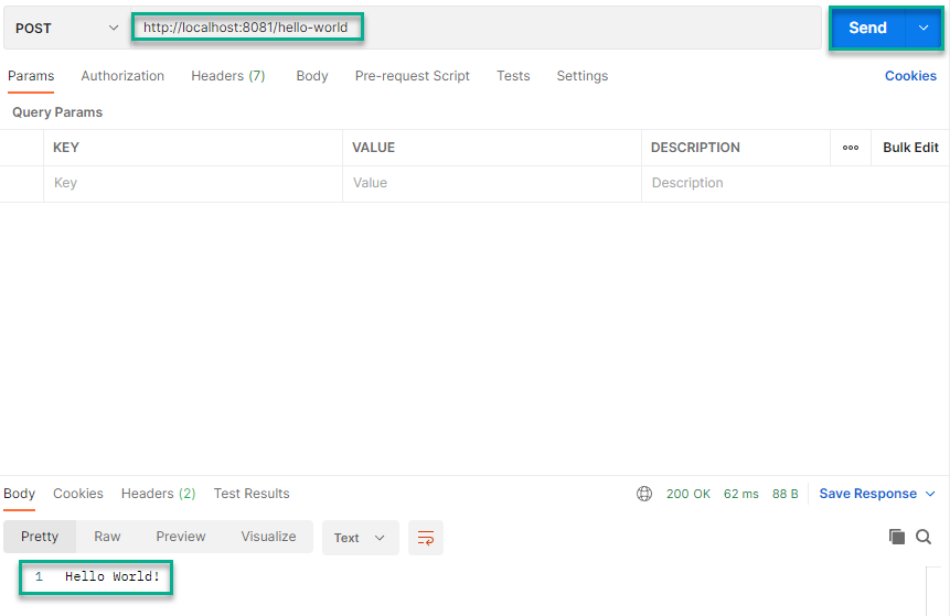 Test local API with postman