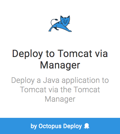 Deploy to Tomcat step