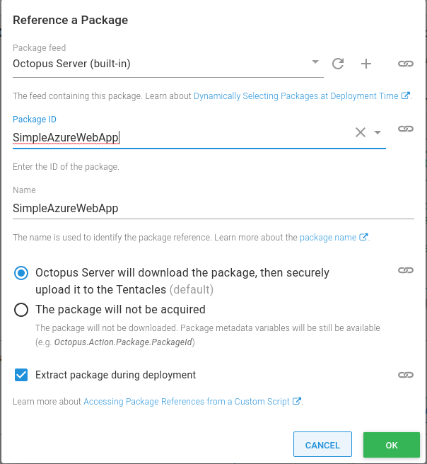 Add SimpleAzureWebApp Package Reference