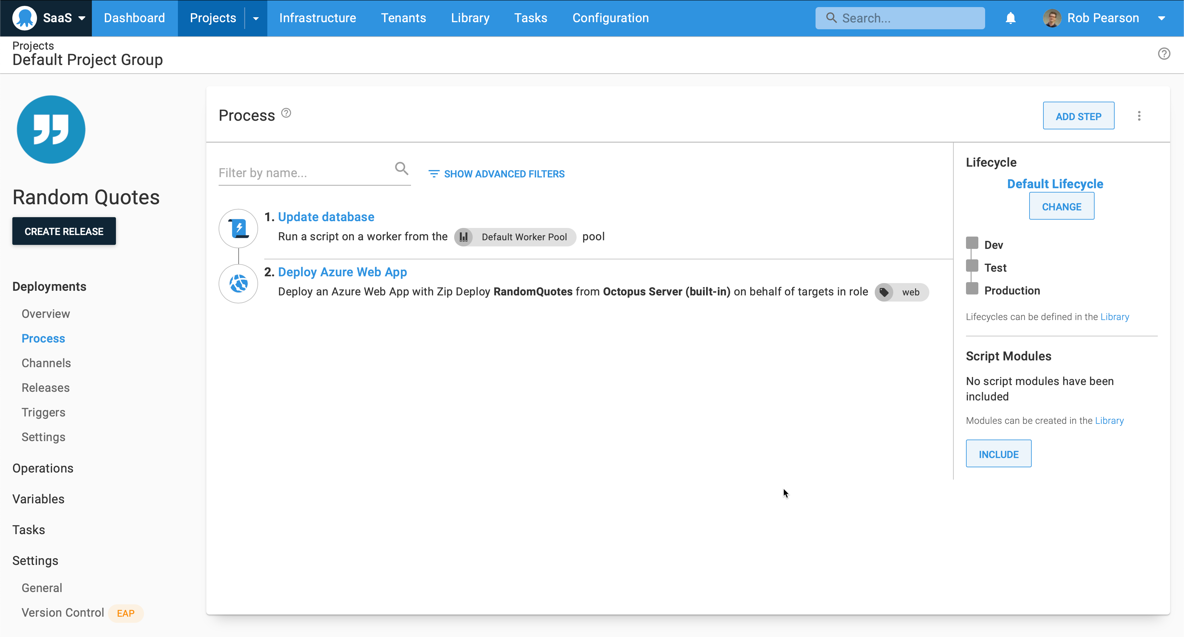 Azure App Service deployment process