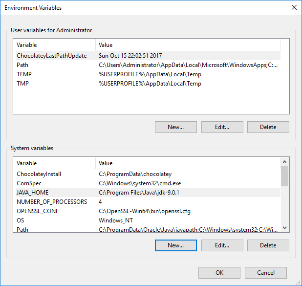 Windows Environment Variables 5