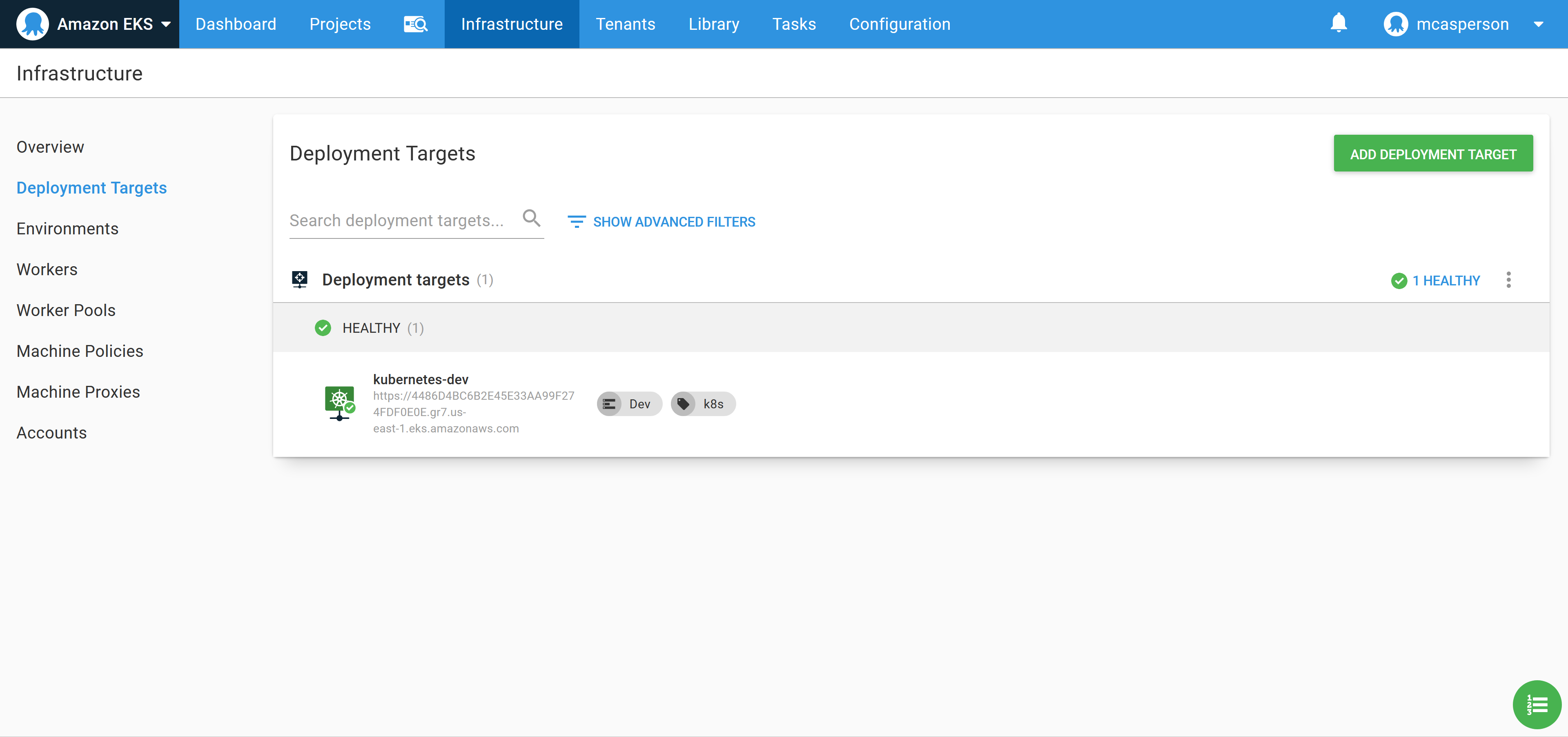 The Octopus Kubernetes target