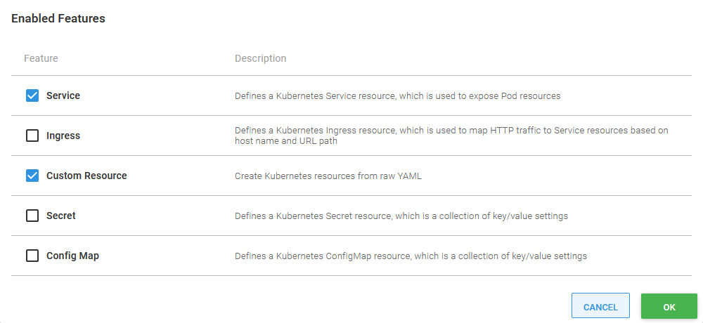 Customer resource feature