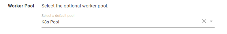 Worker Pool selection