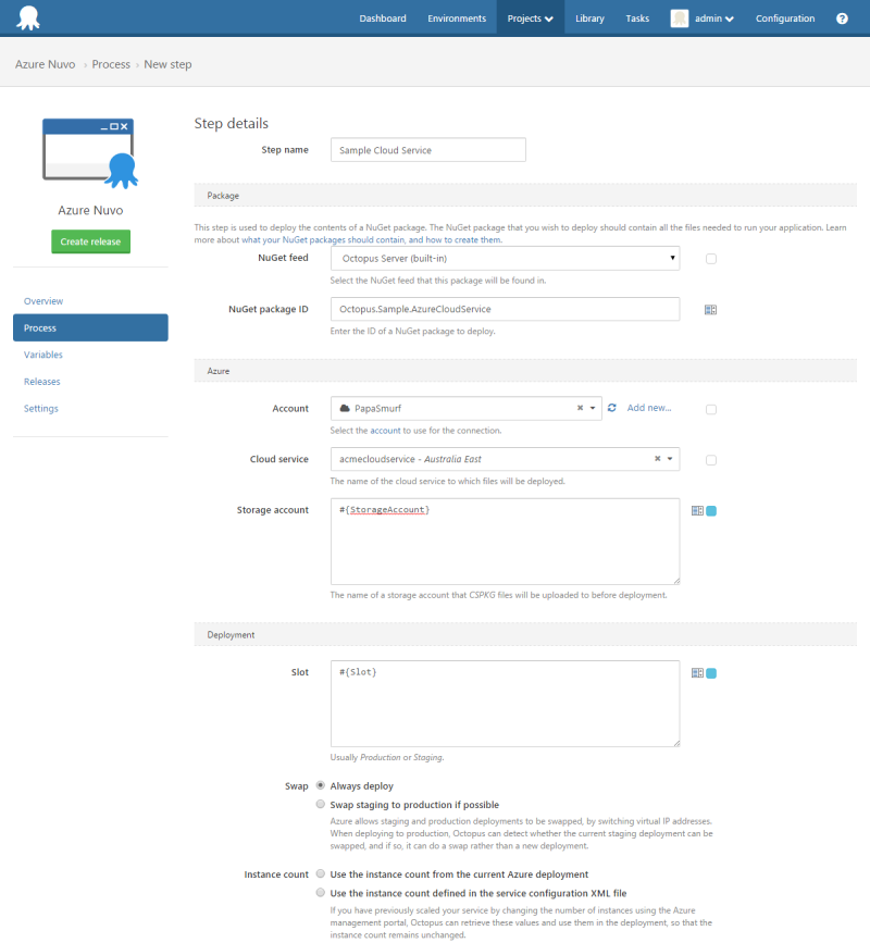 Cloud Service Template