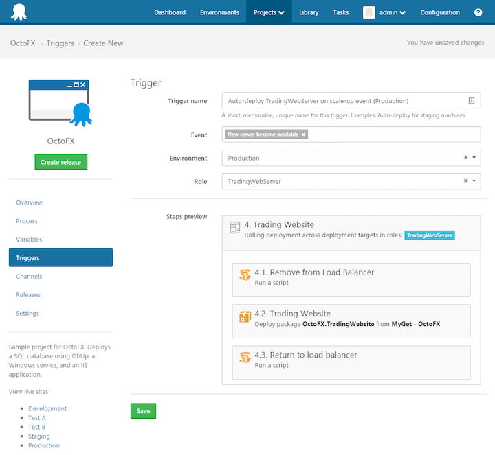Work in progress - Triggers