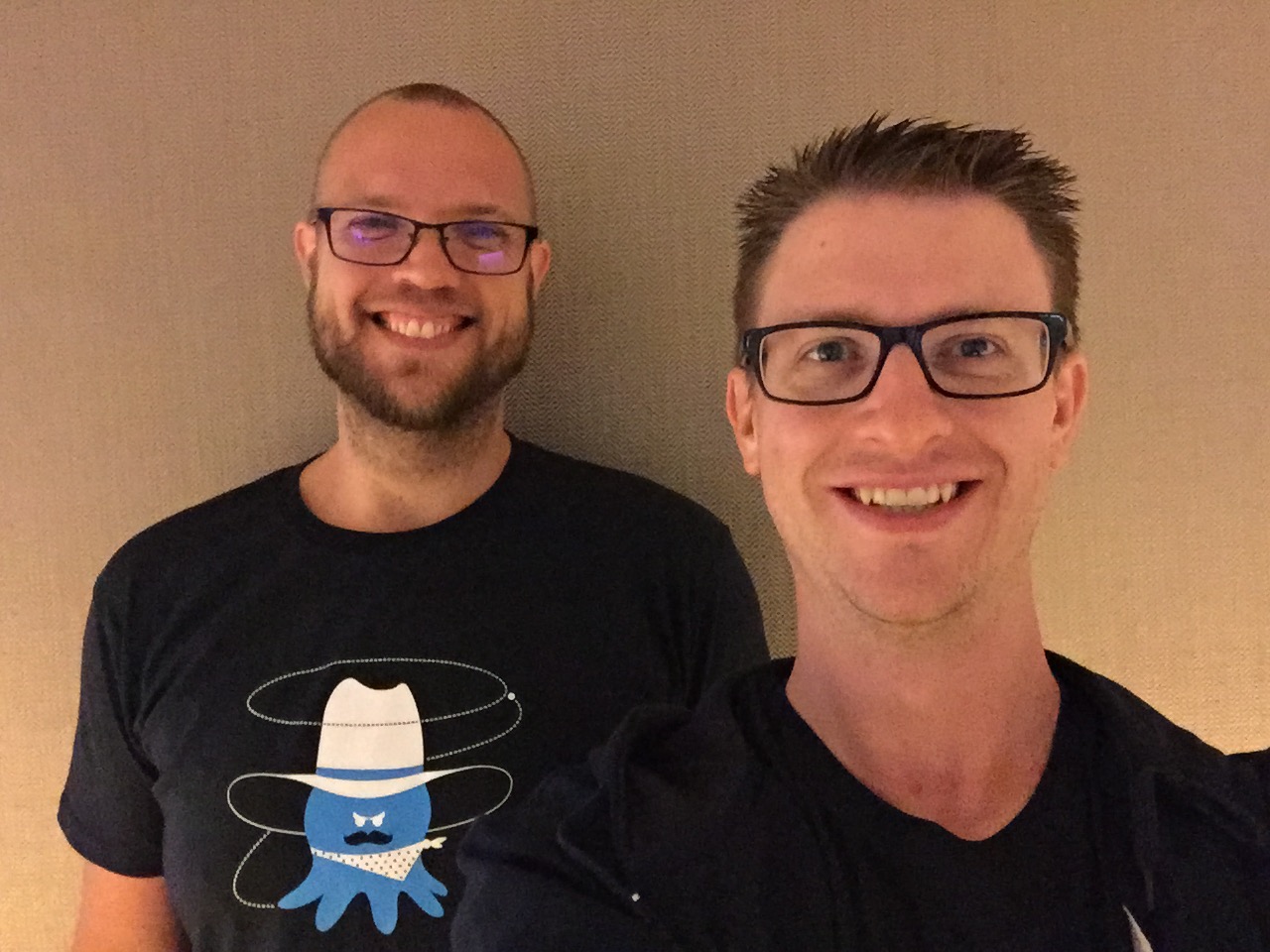 Octopus Deploy staff an an event