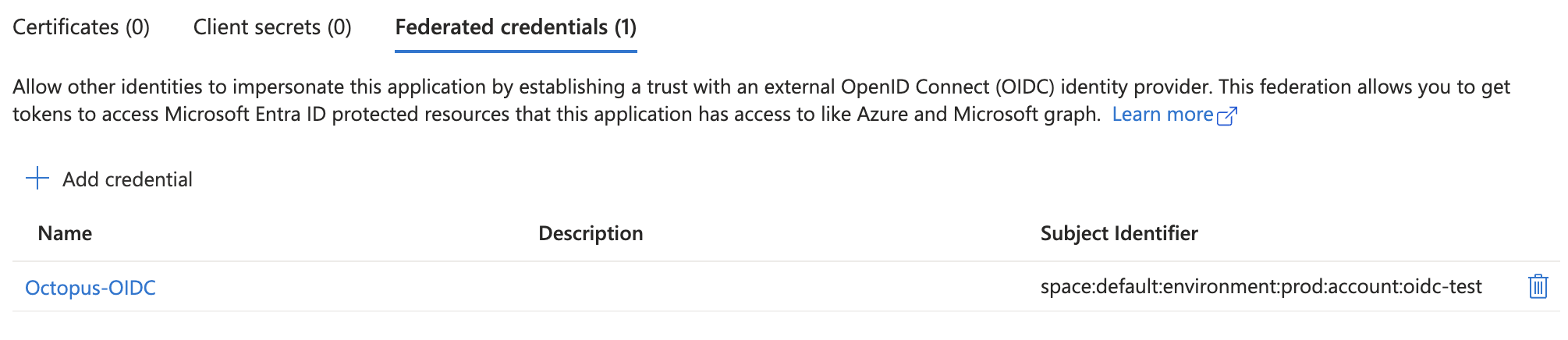 OIDC in Azure App Registrations