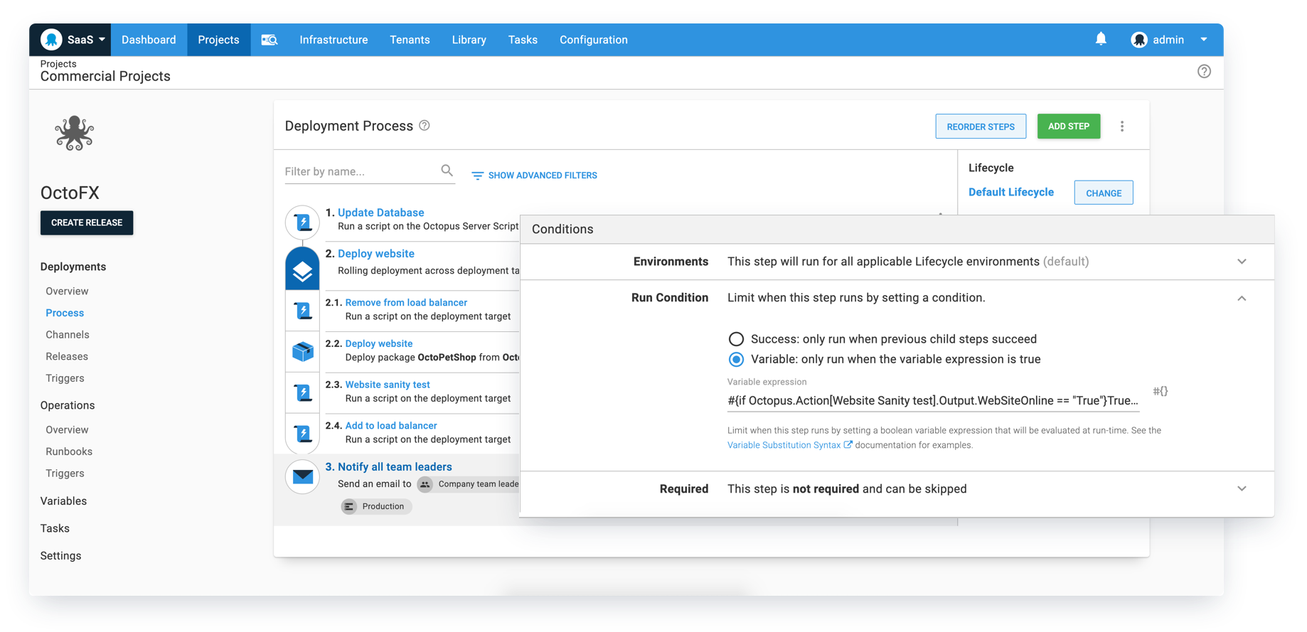Better run conditions