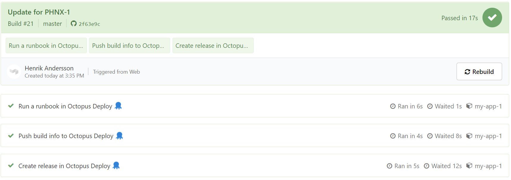  Buildkite plugin for Octopus Deploy