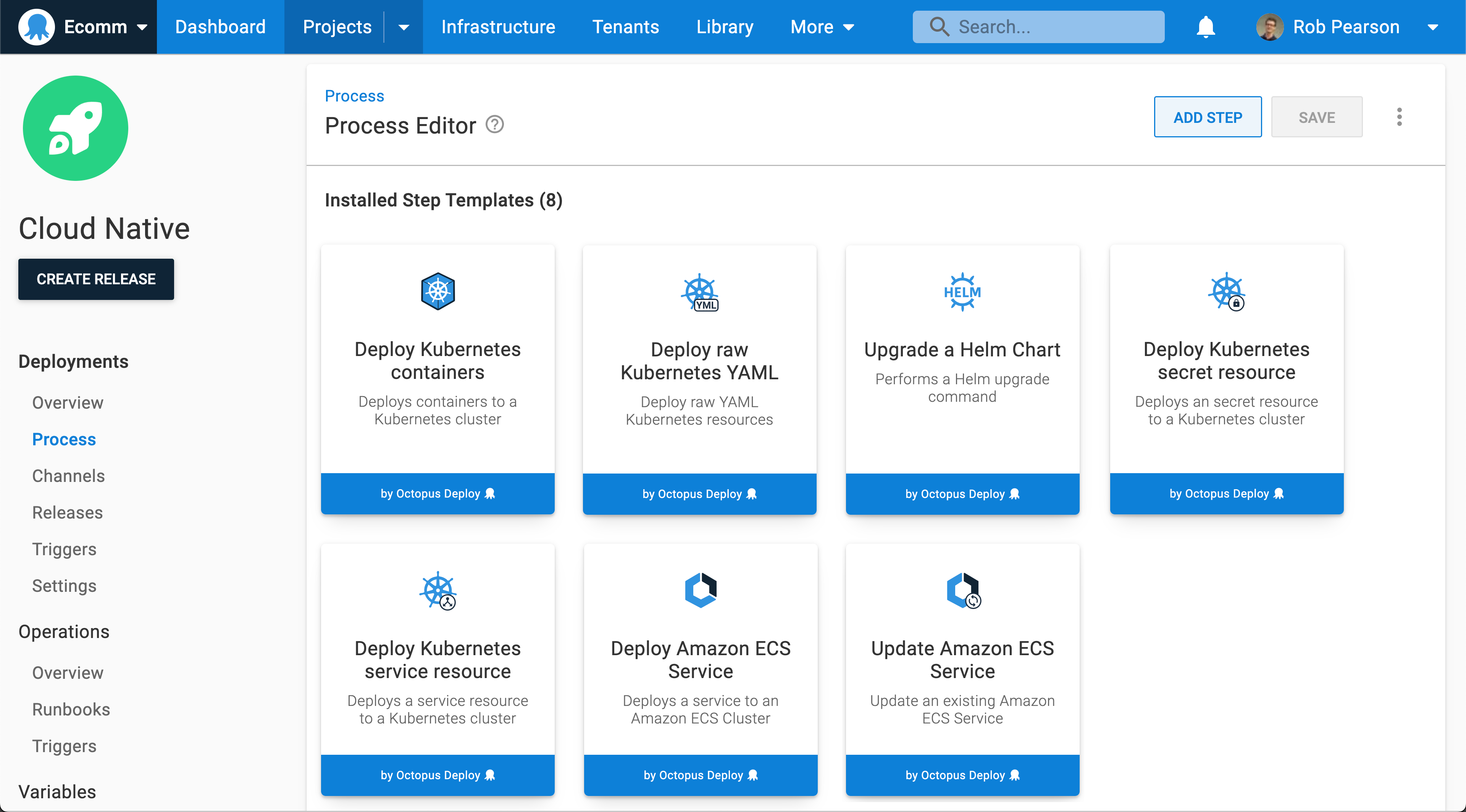 Flexible deployment options across Kubernetes and Amazon ECS