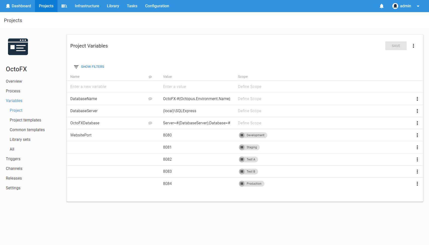The new Variable Editor