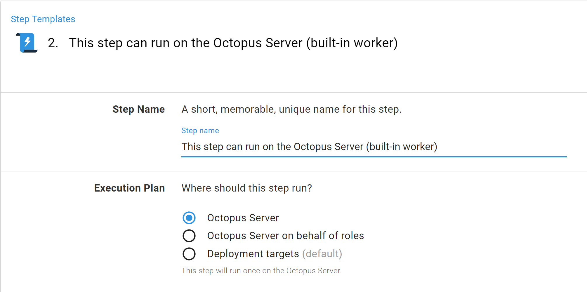 Script Step run-on-server