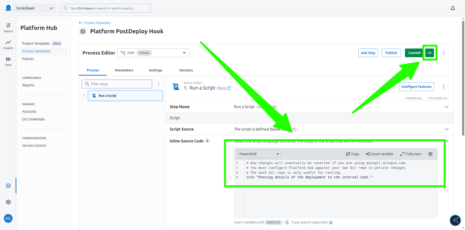 Editing Process Templates