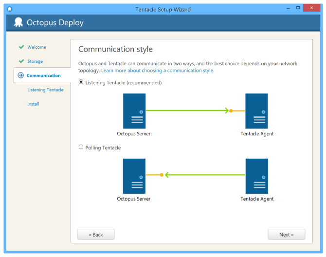 Choosing listen mode