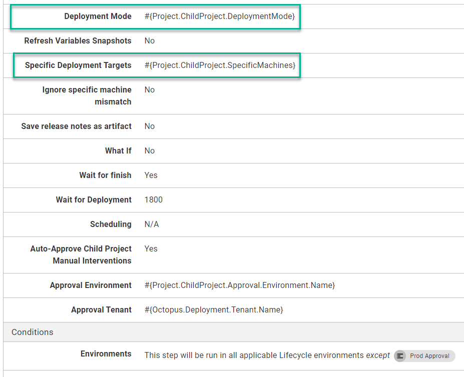 updated deploy component step