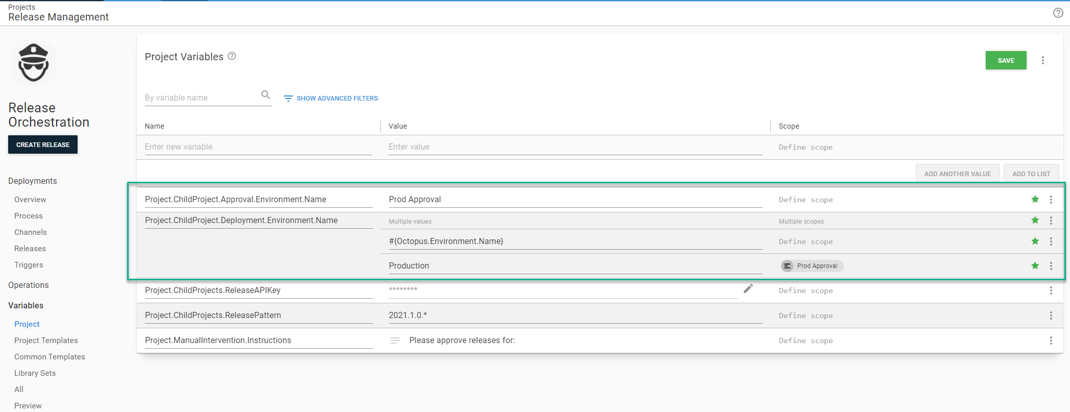 prod approval new variables