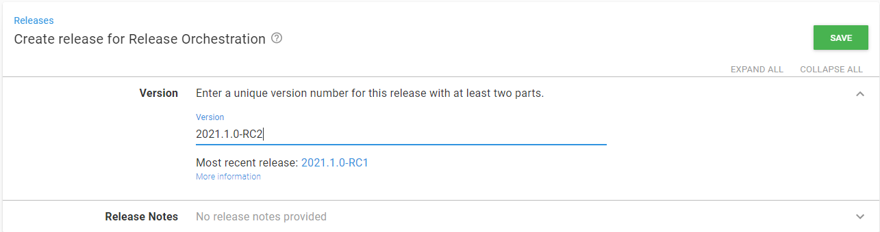 release management second release