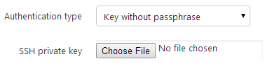 Key without passphrase