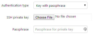 Key with passphrase