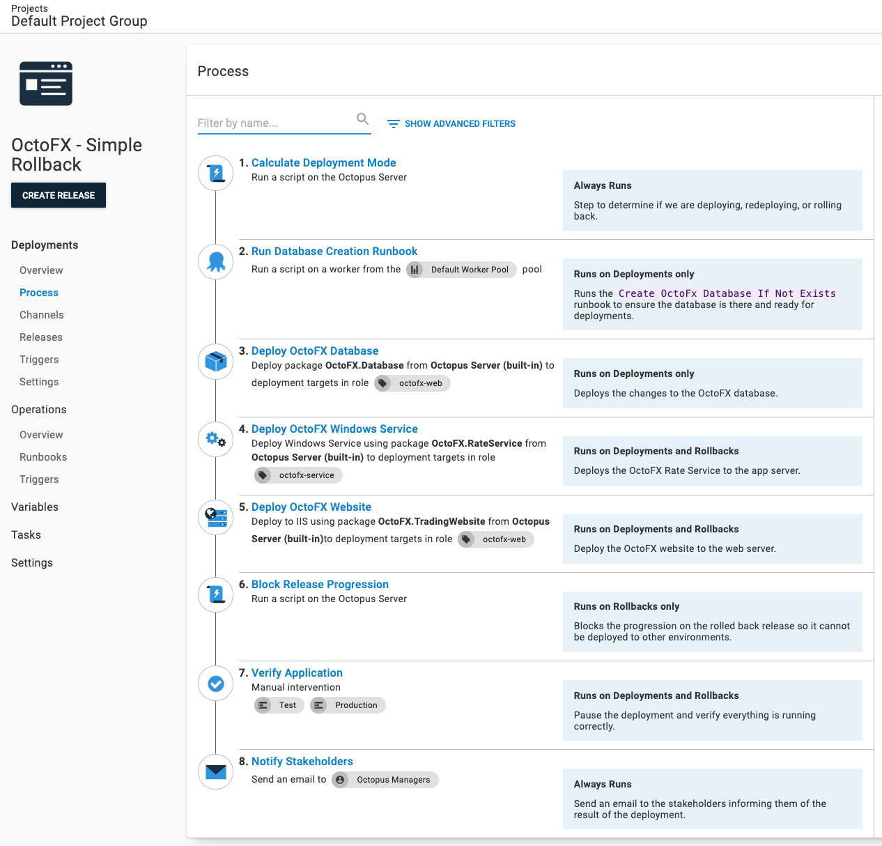 Windows simple deployment process