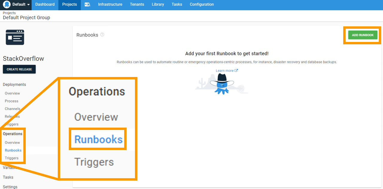 Creating the runbook