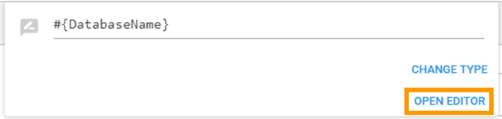 Opening the editor to make the variable settable at runtime